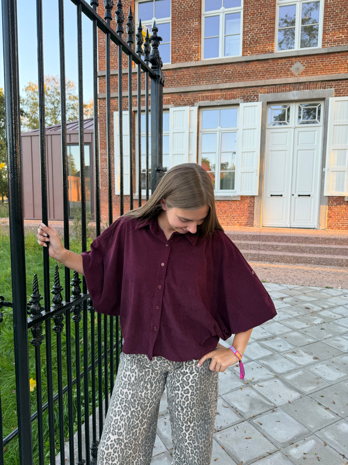 Blouse Amy - Bordeaux