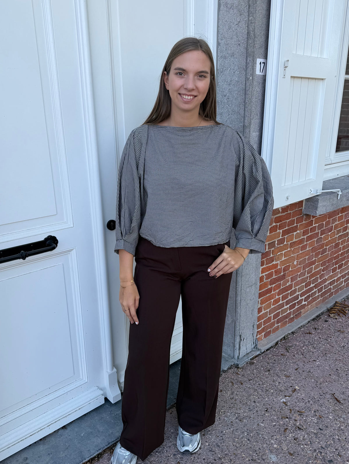 Blouse Maëlle - Bruin