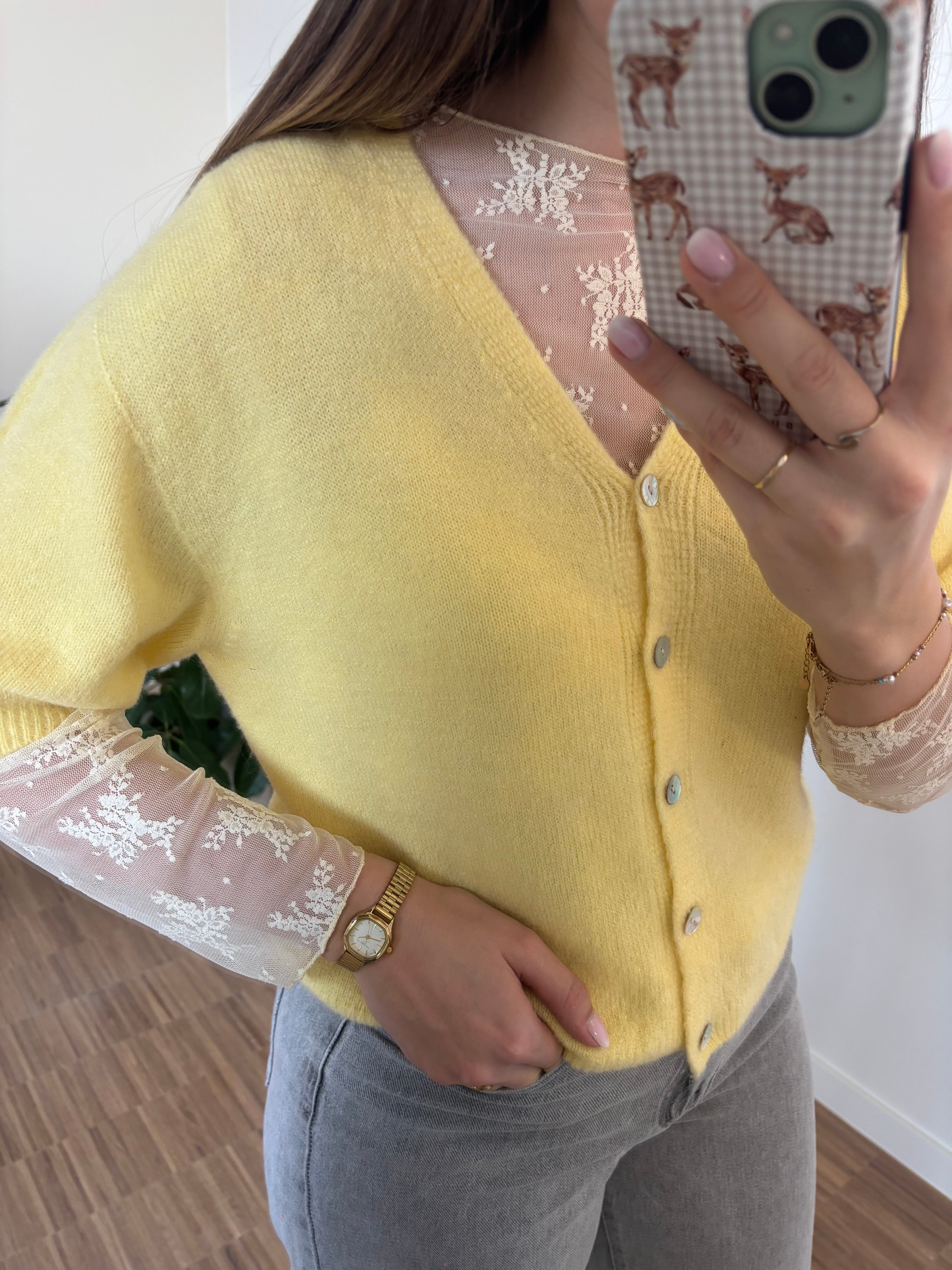 Lune knit - Geel