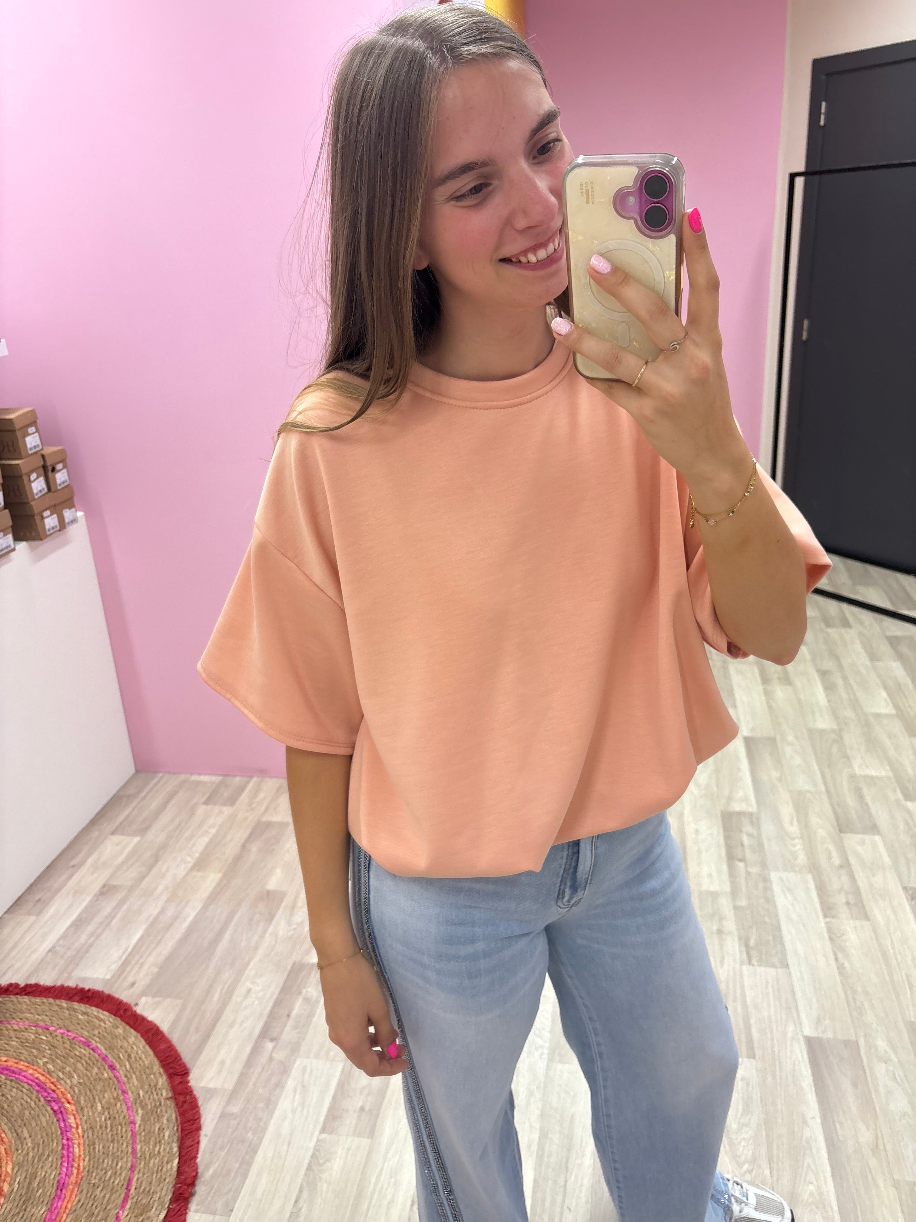 Cropped shirt - Oranje