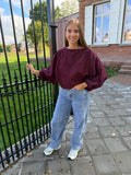 Blouse Ellie - Bordeaux
