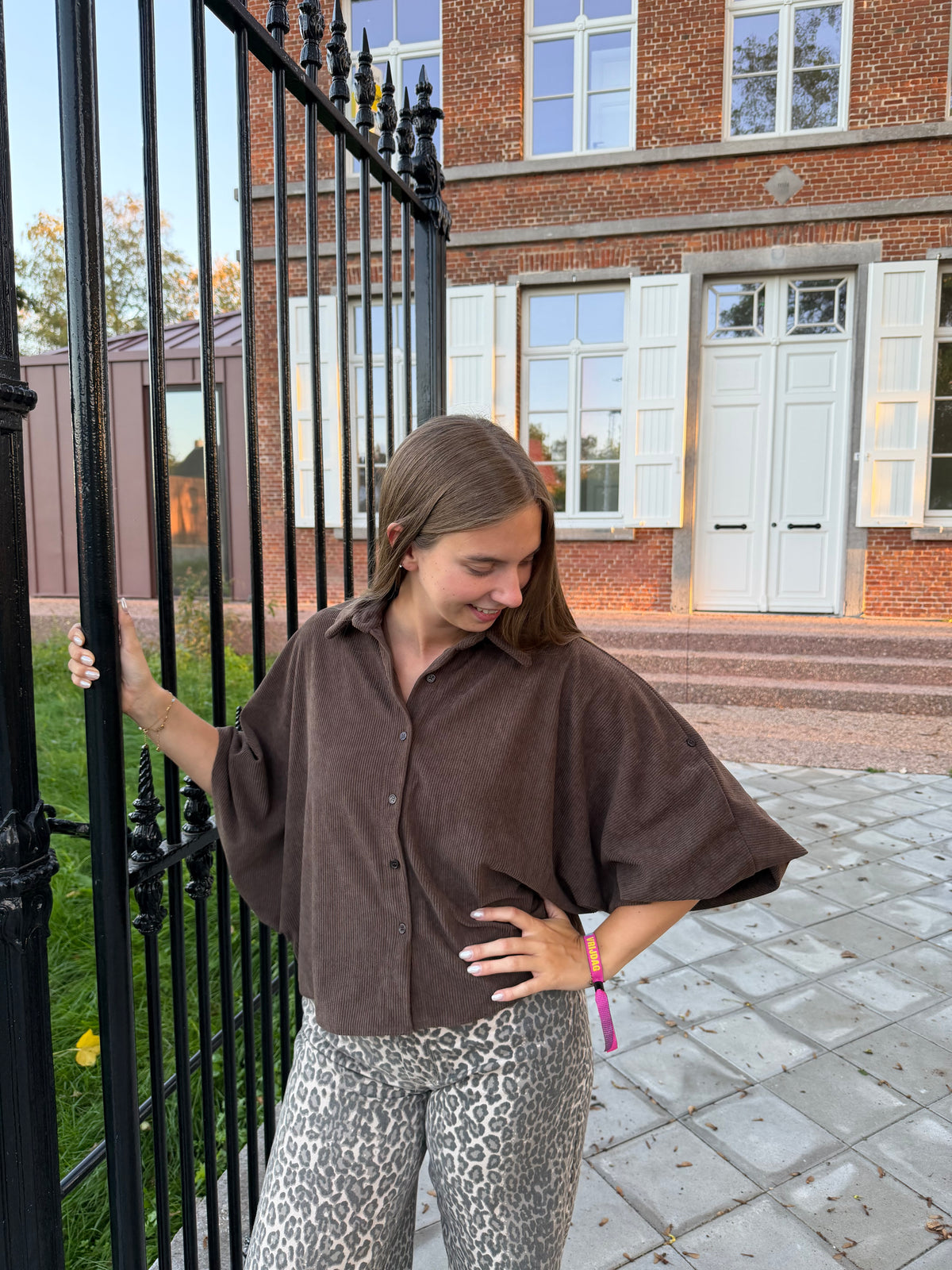 Blouse Amy - Bruin