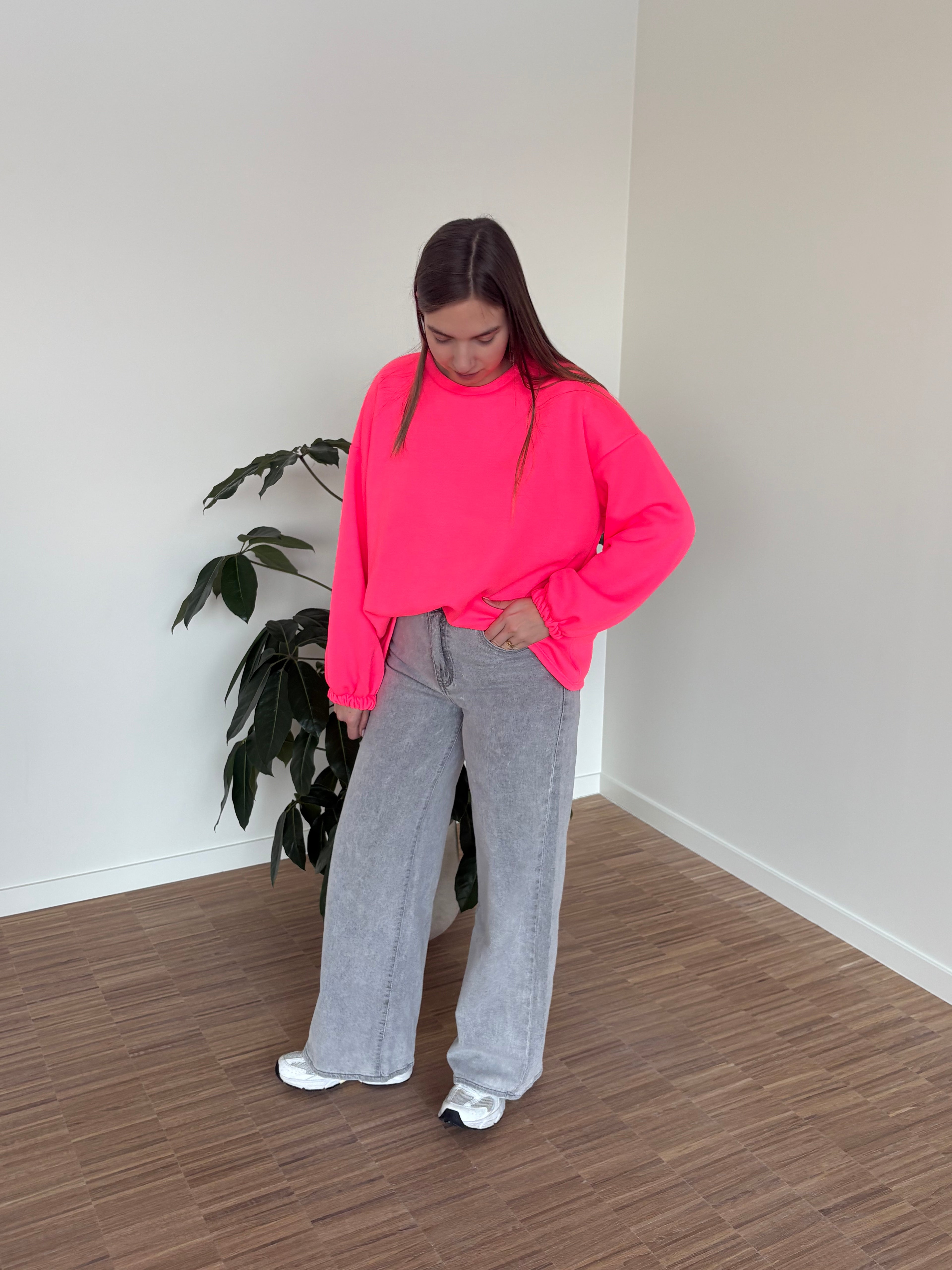 Sweater good vibes - Roze