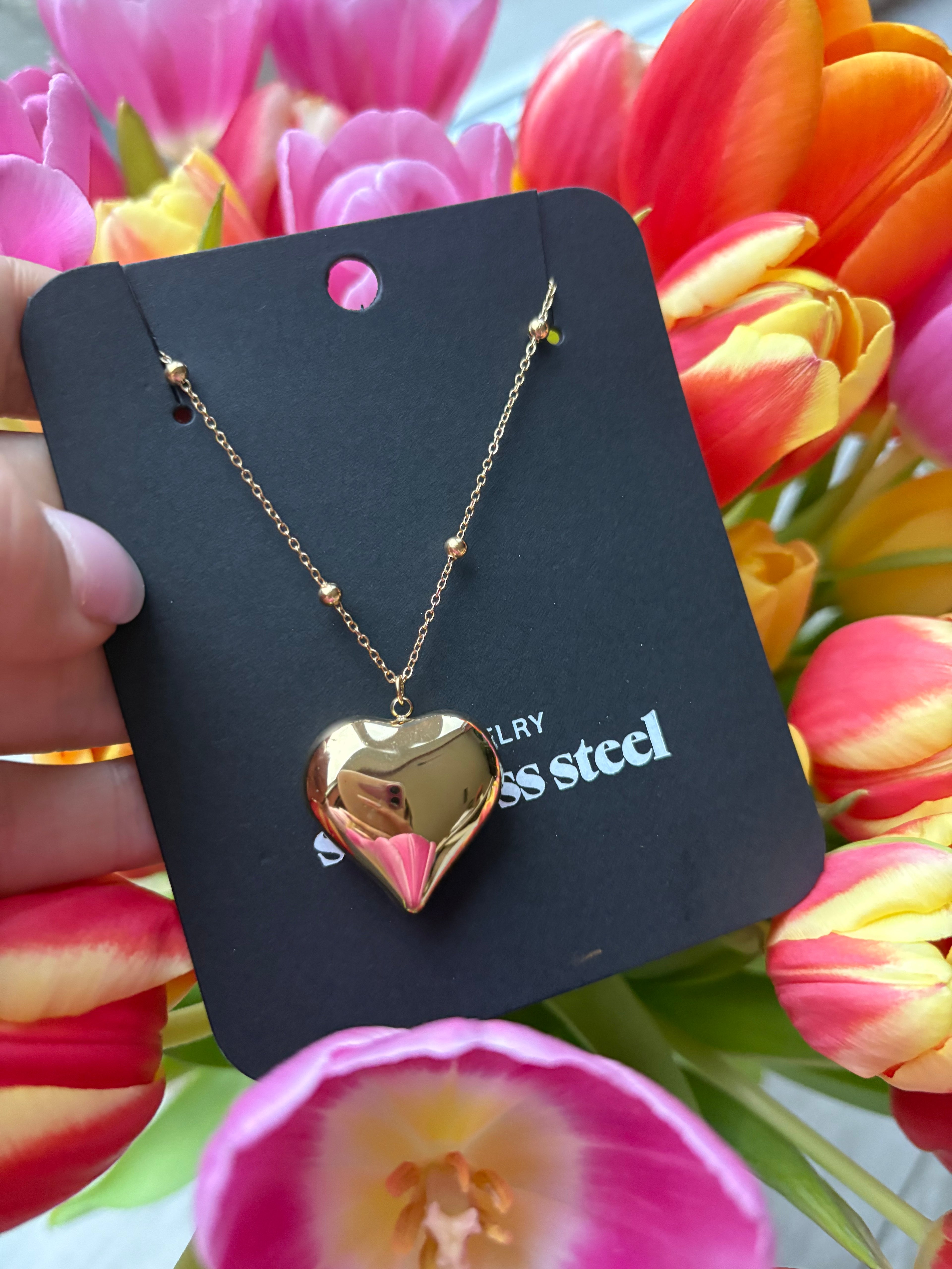 Lange ketting hartje