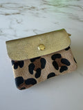 Portemonnee Ellis leopard beige (klein)