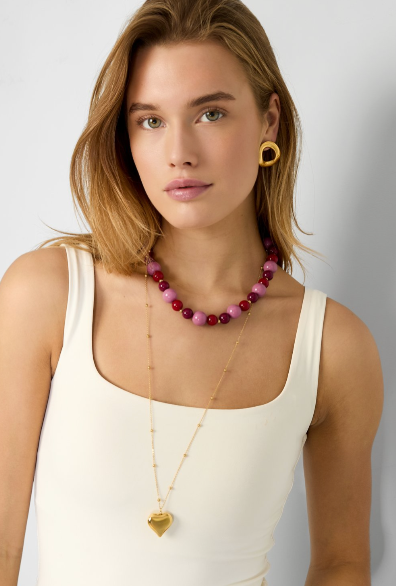 Lange ketting hartje