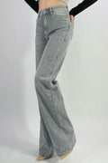 Jeans grijs - studs